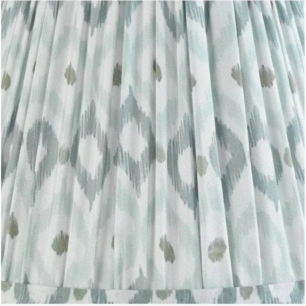Set of 2 Spider‎ Pleated Lamp Shades Small Art Deco Pastels 5